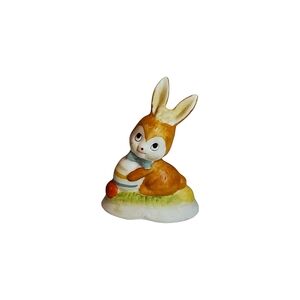 Vintage brown bunny figurine